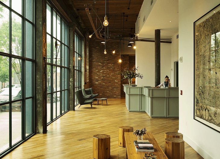 Wythe Hotel New York Panoramic Rooftop Bar In Brooklyn